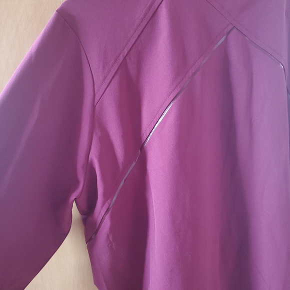 Lolë Track Bomber Jacket - Mulberry - Picture 5 of 5